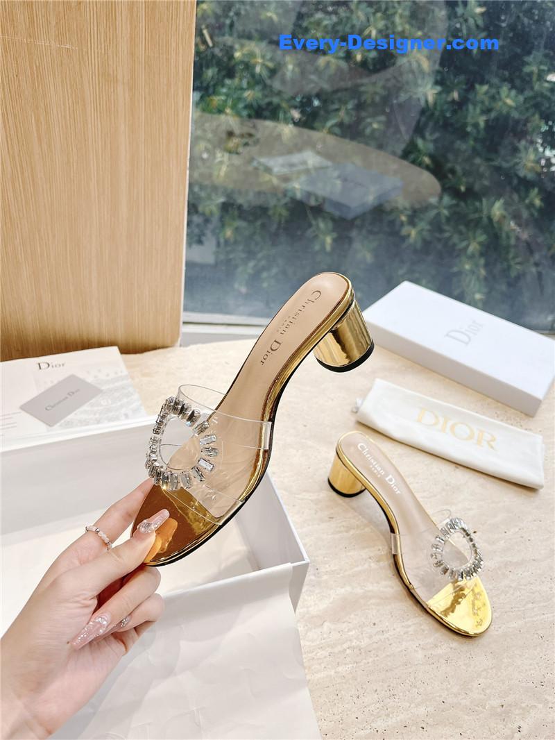 D10r summer new rhinestone sandals and slippers