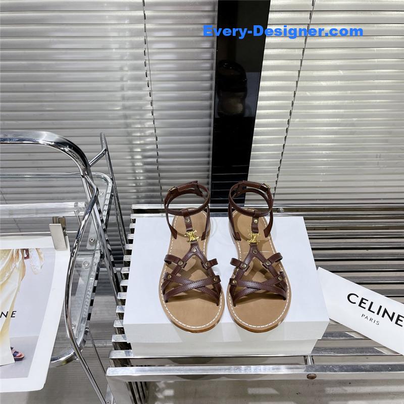 Ce1i*e retro chic roman sandals