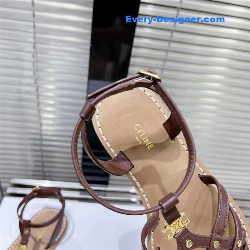 Ce1i*e retro chic roman sandals