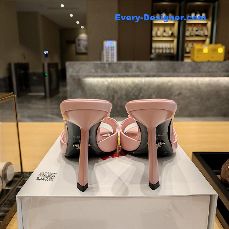 Pra*a stiletto round toe sandals