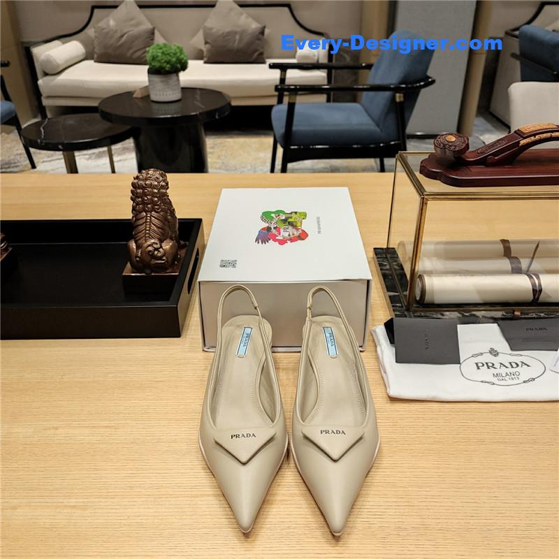 Pra*a kitten heel mules