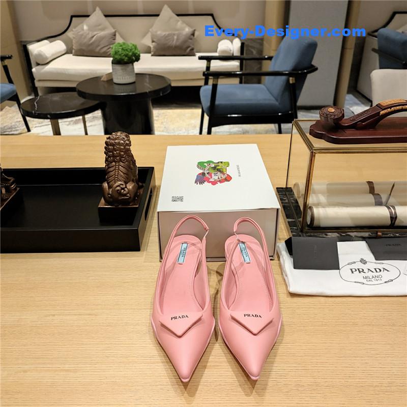 Pra*a kitten heel mules