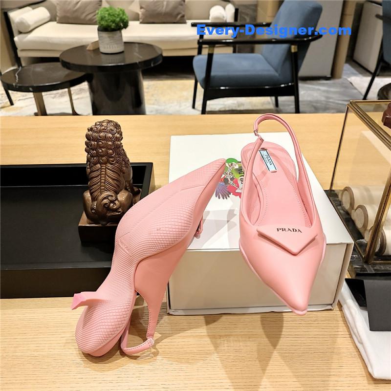 Pra*a kitten heel mules