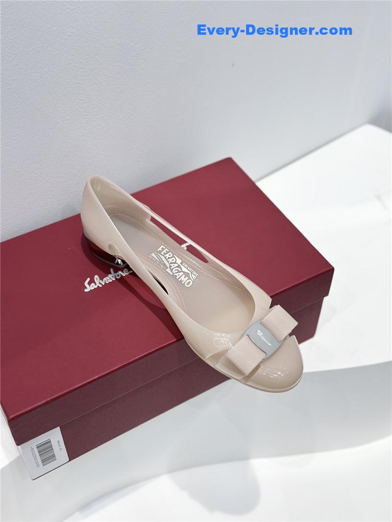 Salvatore Ferragamo new pvc jelly shoes