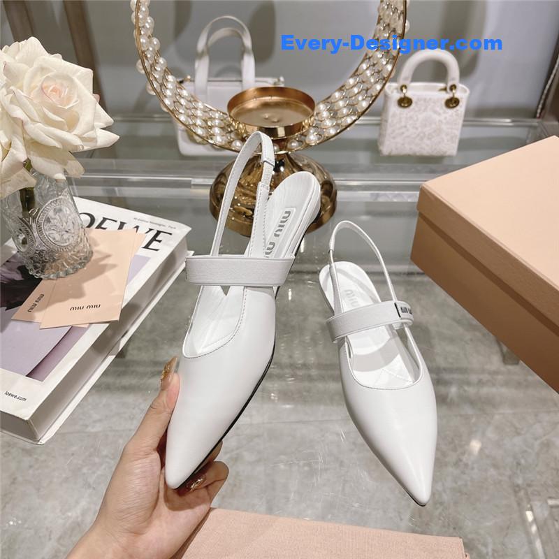 M1um1u new pointed toe sandals and high heels