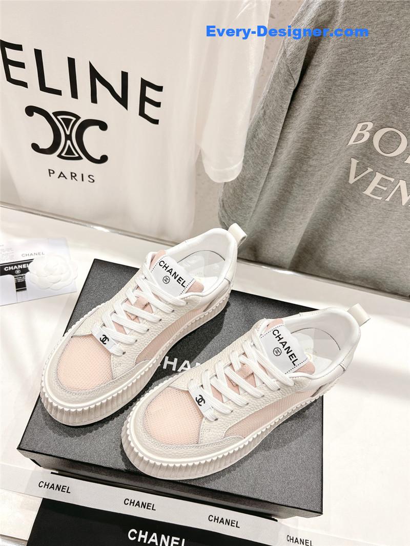 CC new grid fabric casual shoes