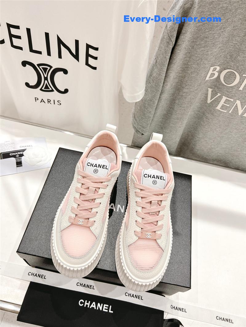 CC new grid fabric casual shoes