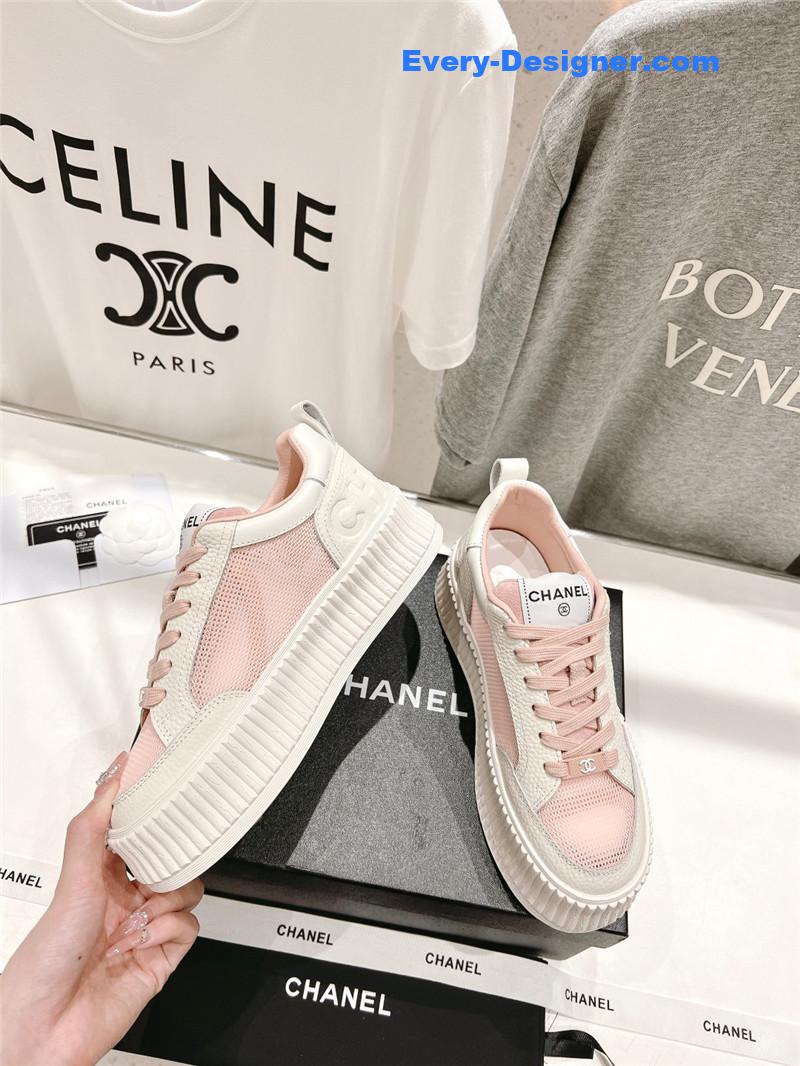 CC new grid fabric casual shoes