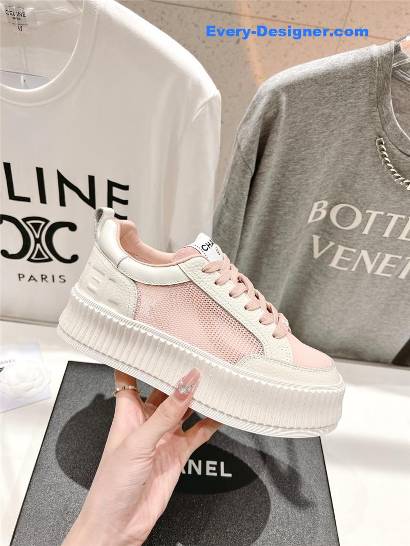 CC new grid fabric casual shoes