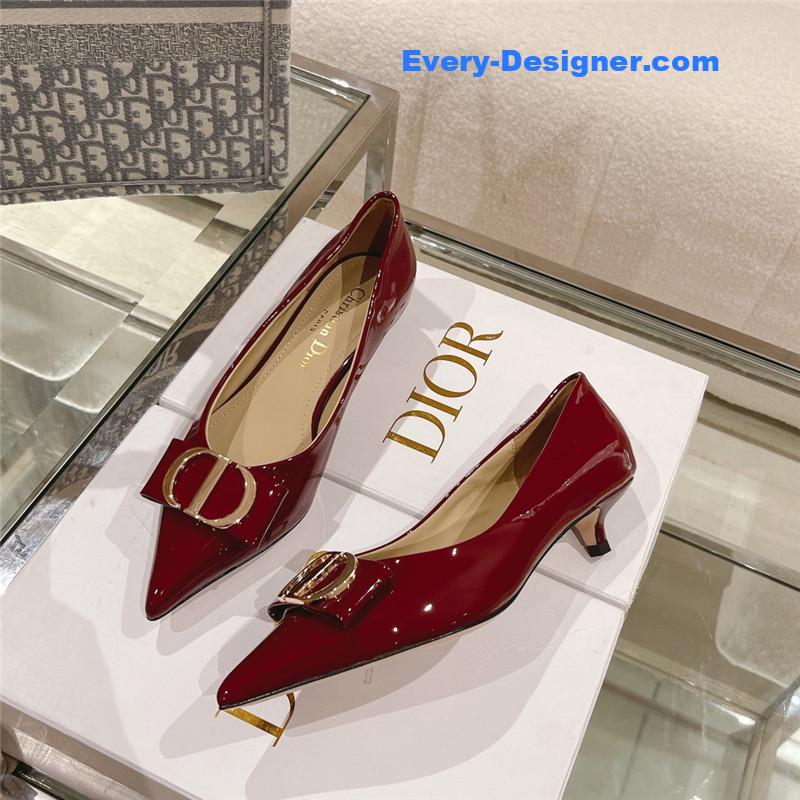 D10r early spring new cat heel shoes