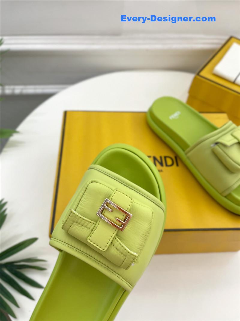 F**di pocket casual slippers