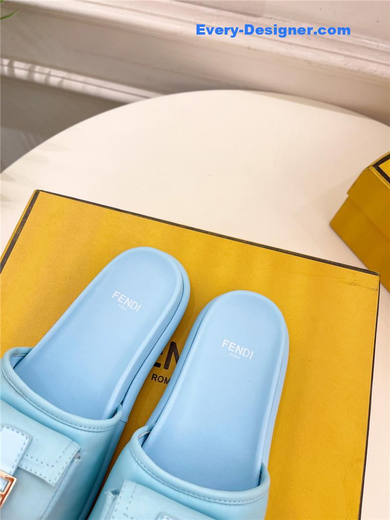 F**di pocket casual slippers