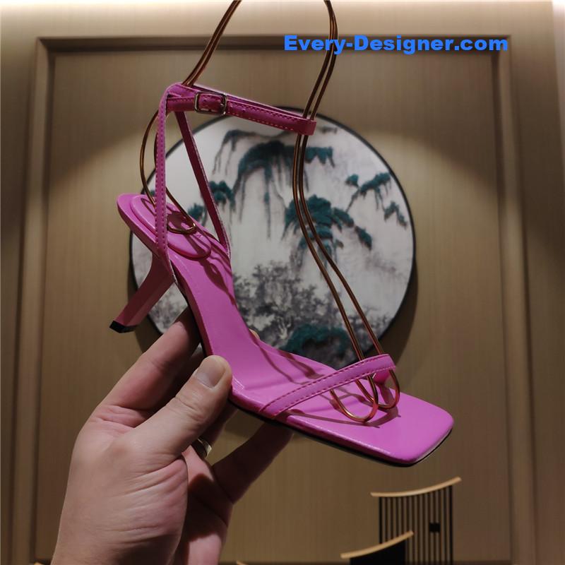 Ba1en*iaga square toe sandals