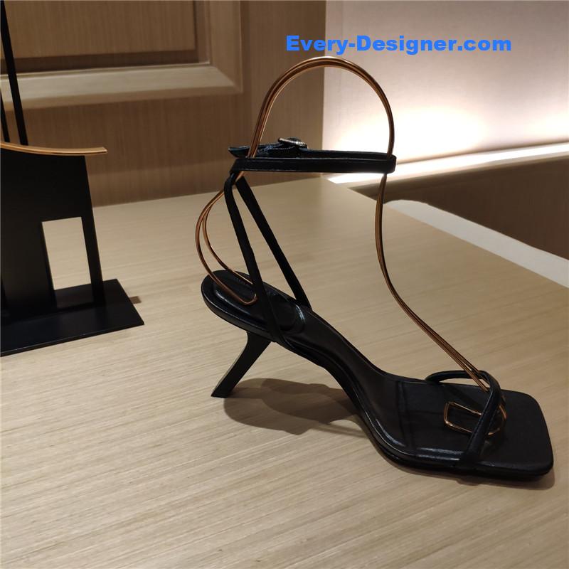 Ba1en*iaga square toe sandals