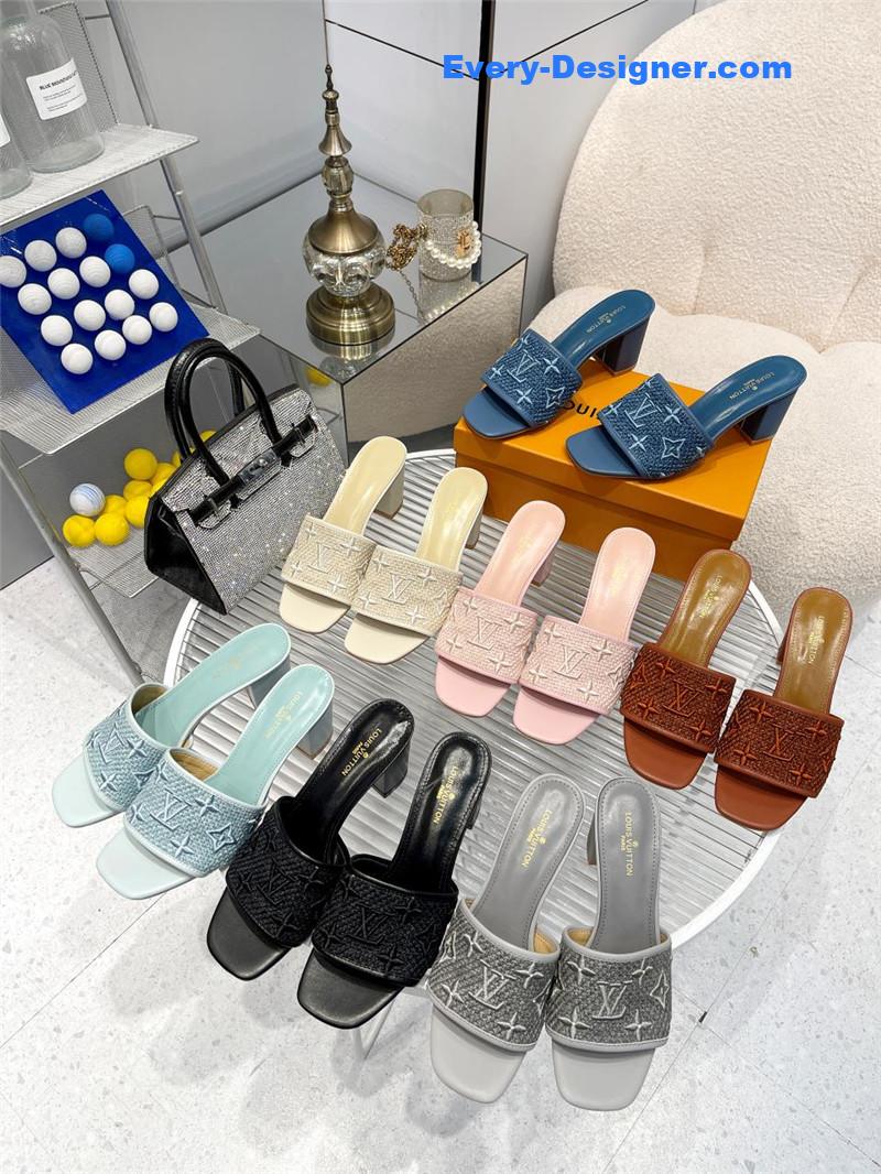 l0vis Vvtt0n lv catwalk high-heeled slippers