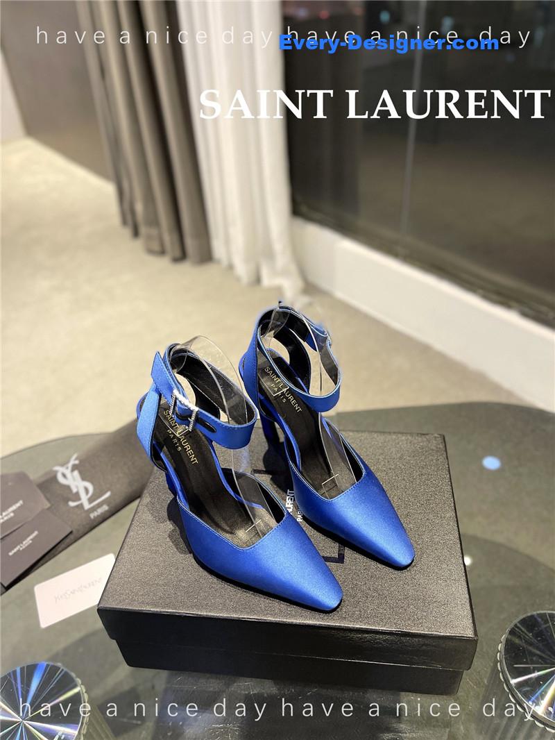 Y51 fanny crepe satin slingback pumps