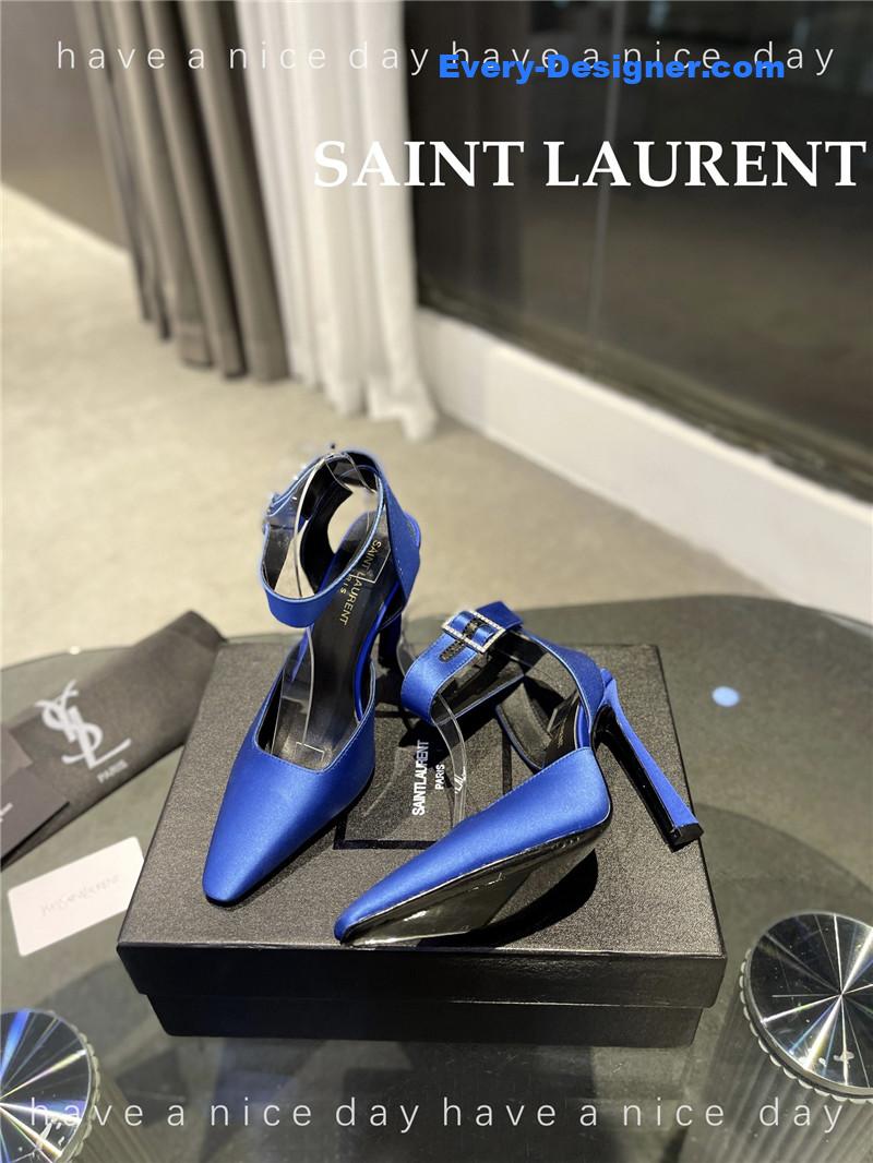 Y51 fanny crepe satin slingback pumps