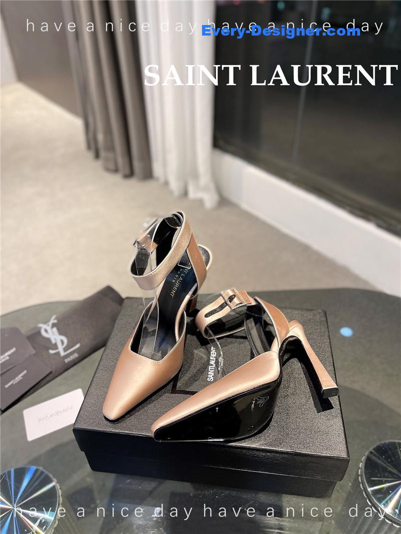 Y51 fanny crepe satin slingback pumps