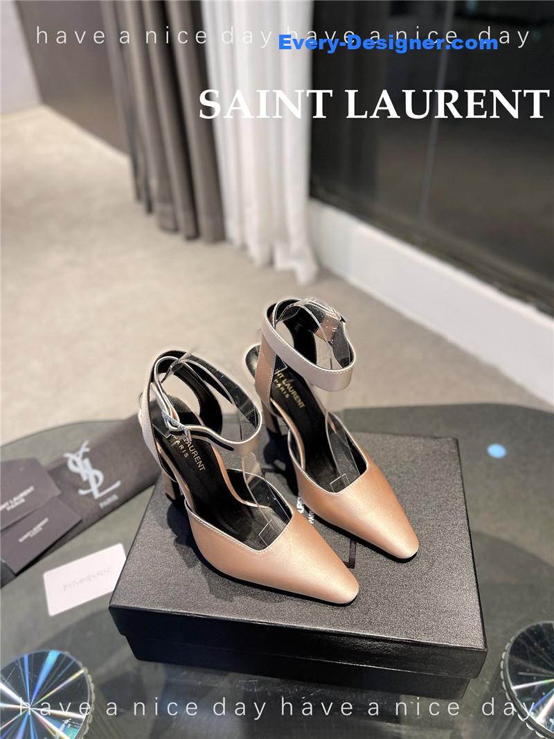 Y51 fanny crepe satin slingback pumps
