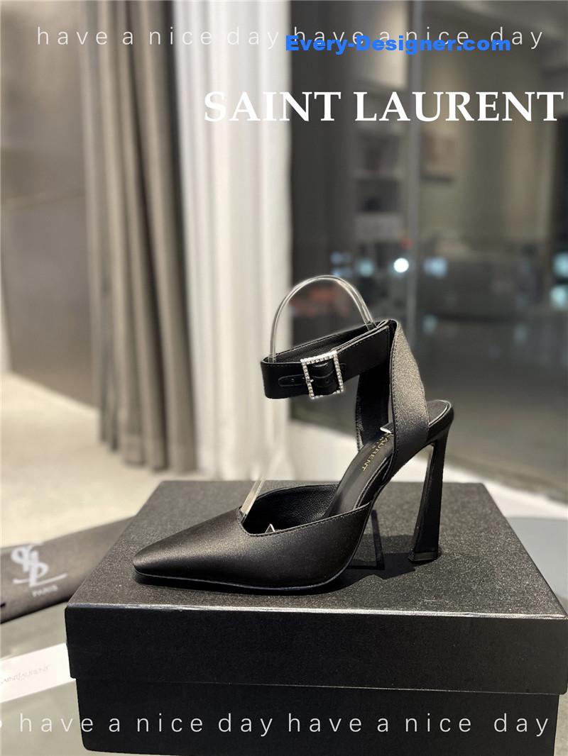 Y51 fanny crepe satin slingback pumps