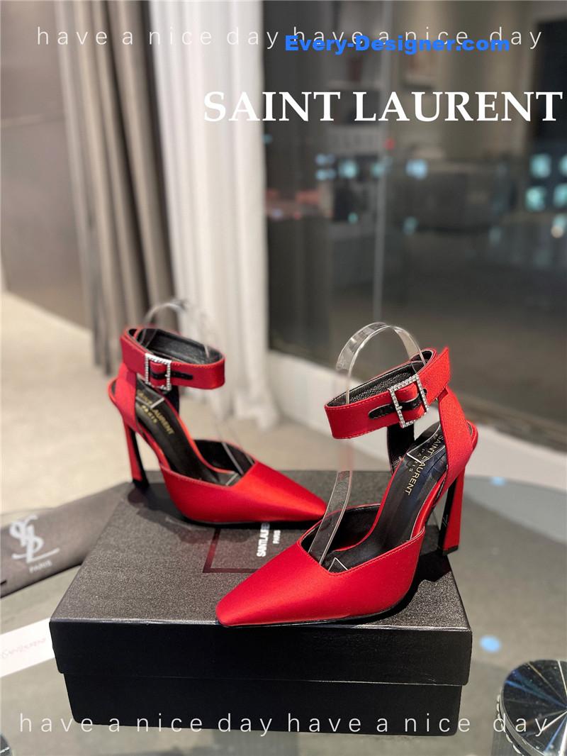 Y51 fanny crepe satin slingback pumps