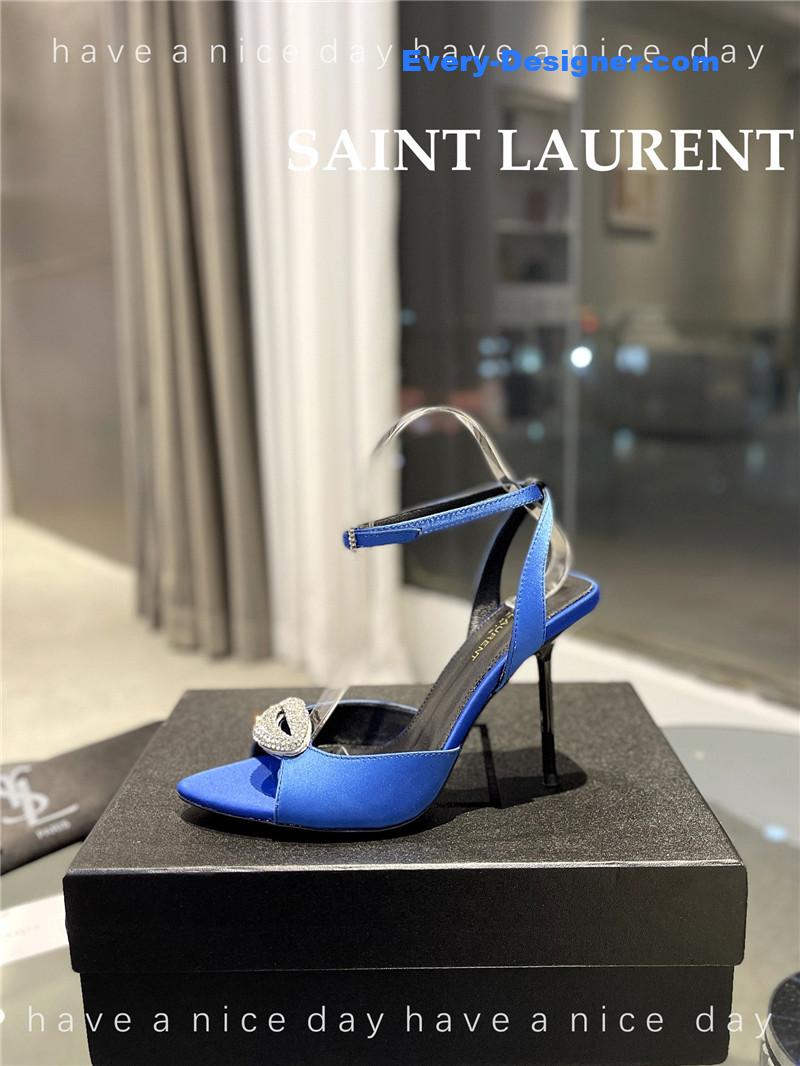 Y51 pointed crepe satin slingback pumps