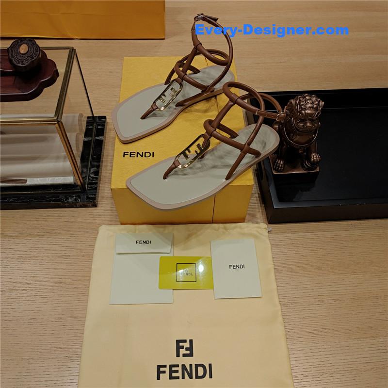 F**di flat beach sandals