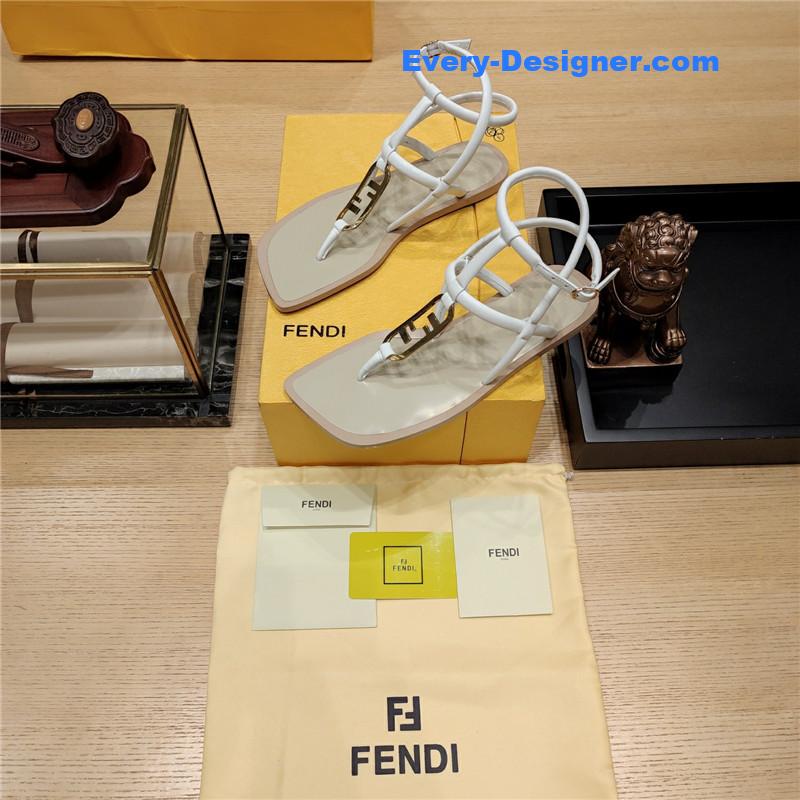 F**di flat beach sandals