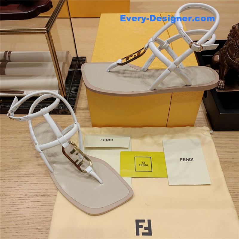 F**di flat beach sandals