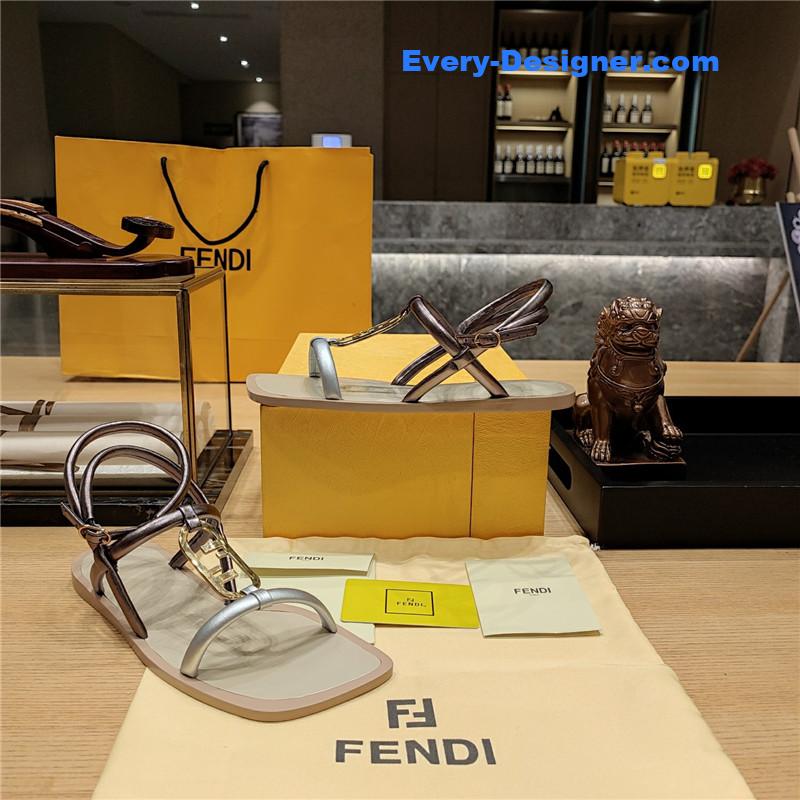 F**di flat beach sandals