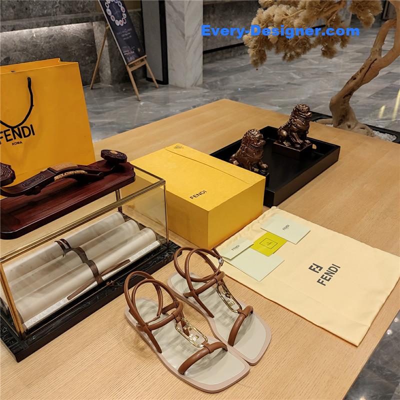 F**di flat beach sandals