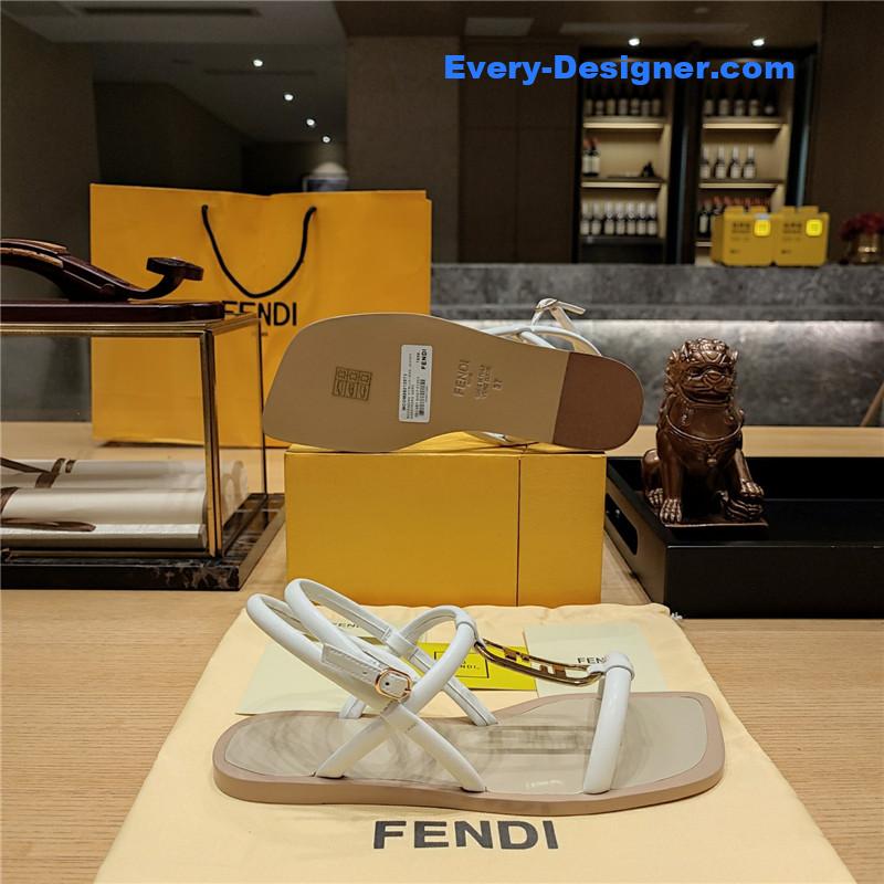 F**di flat beach sandals