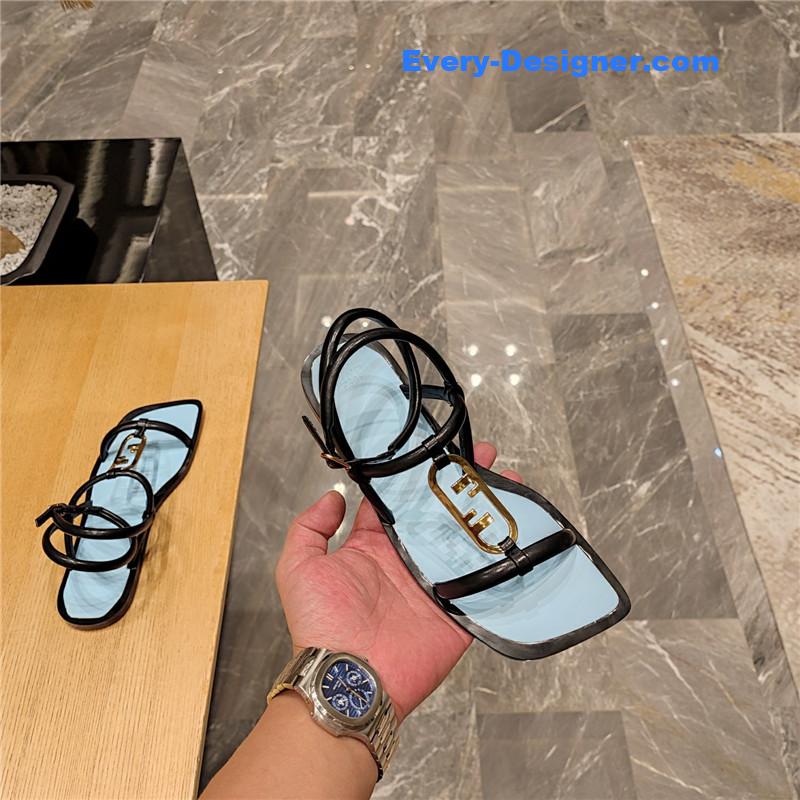 F**di flat beach sandals