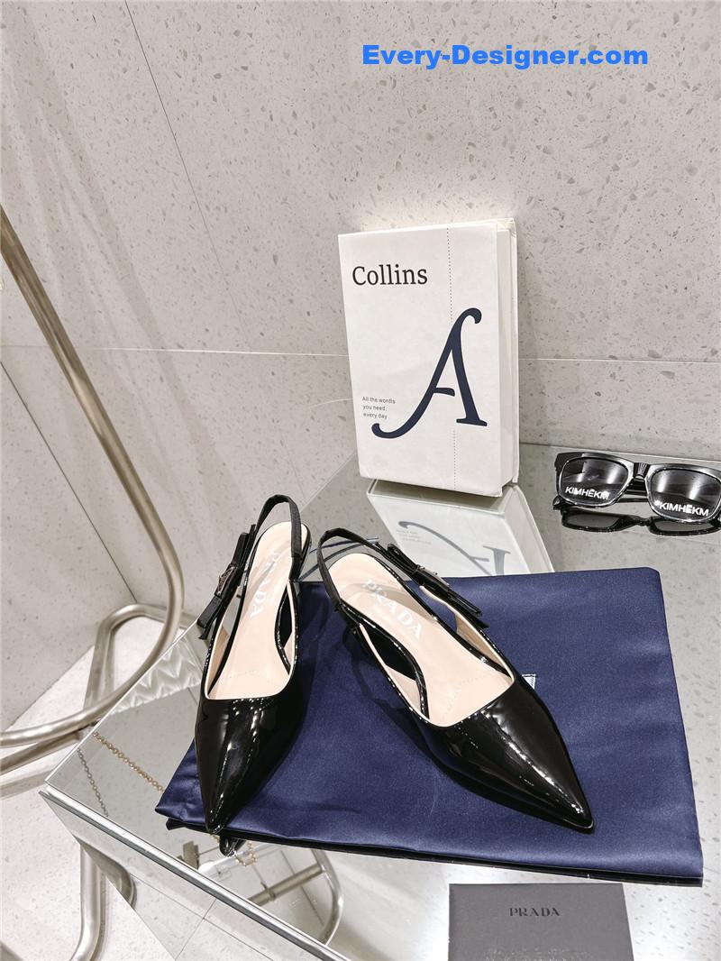 Pra*a bow tie shoes
