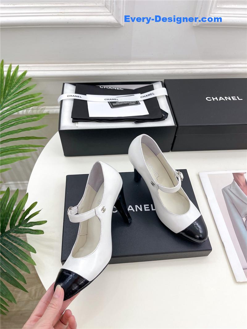 CC catwalk style high heel shoes