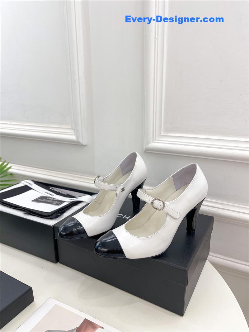 CC catwalk style high heel shoes