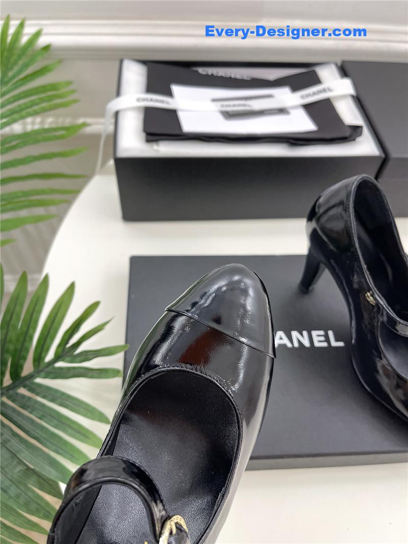 CC catwalk style high heel shoes