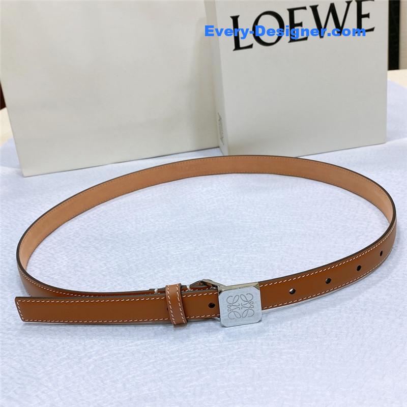 L0ew* L0ew* amazona padlock belt in smooth calfskin