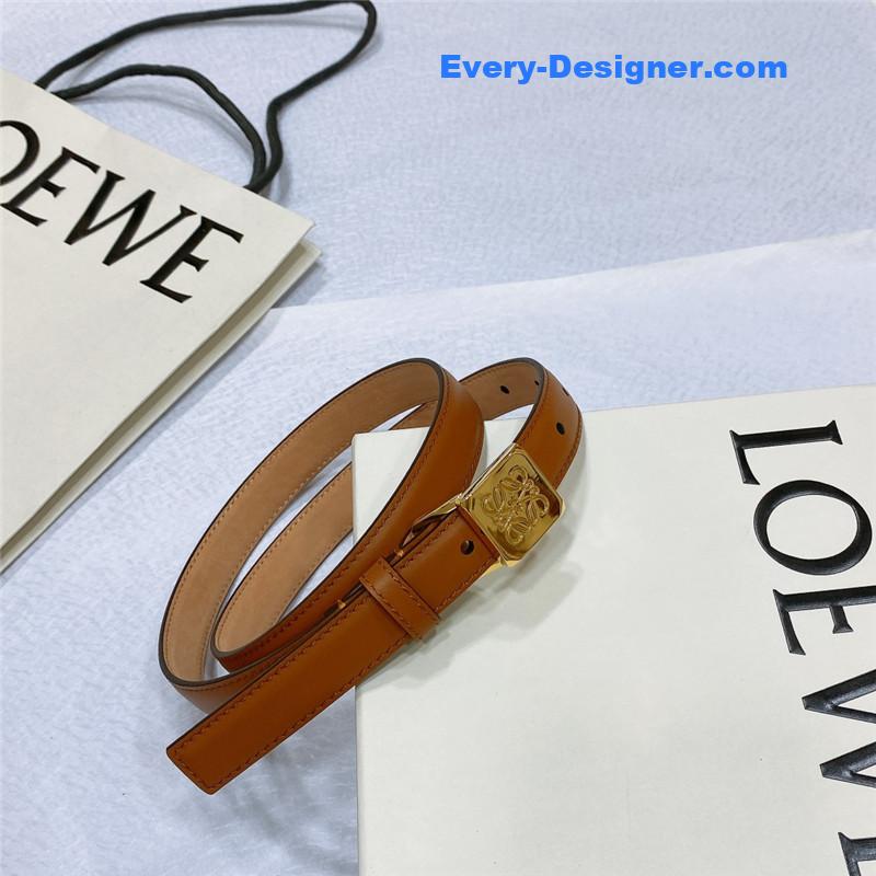 L0ew* L0ew* amazona padlock belt in smooth calfskin