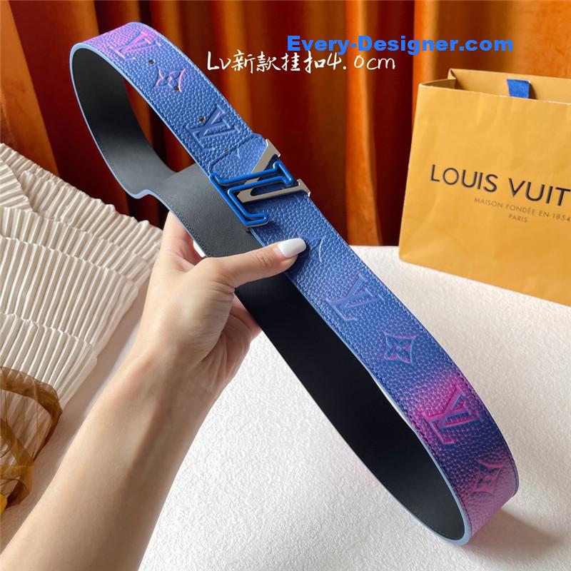 l0vis Vvtt0n lv classic print with black plain bottom belt