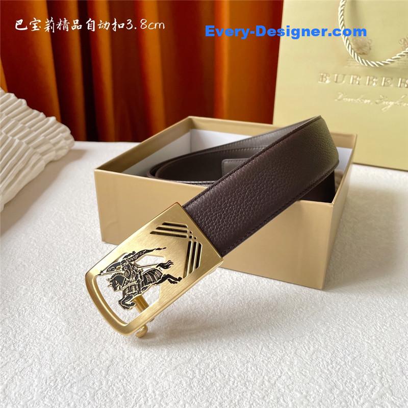 Bv*b*rry pebbled calfskin belt