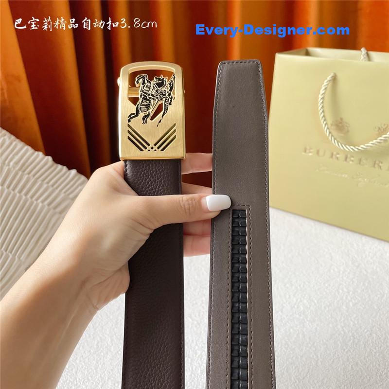 Bv*b*rry pebbled calfskin belt
