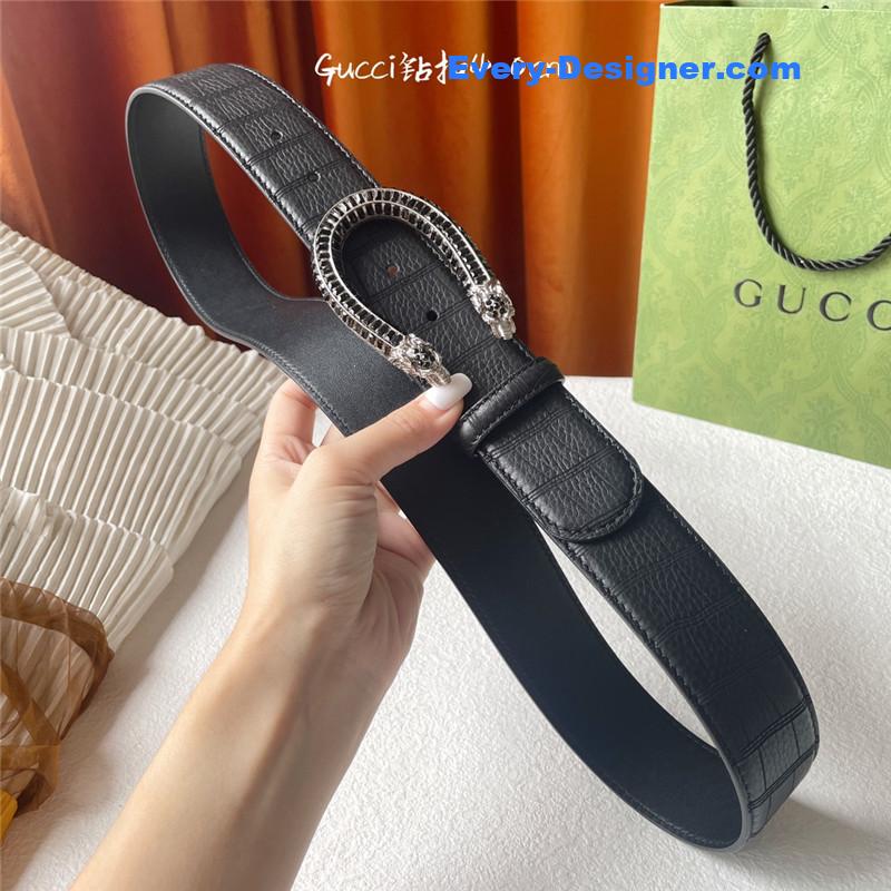 Gvc*1 buckskin calfskin belt