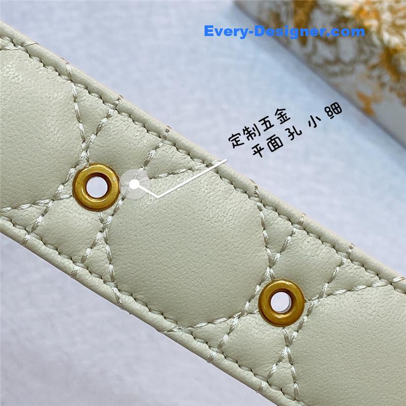 D10r new rhombic sheepskin belt