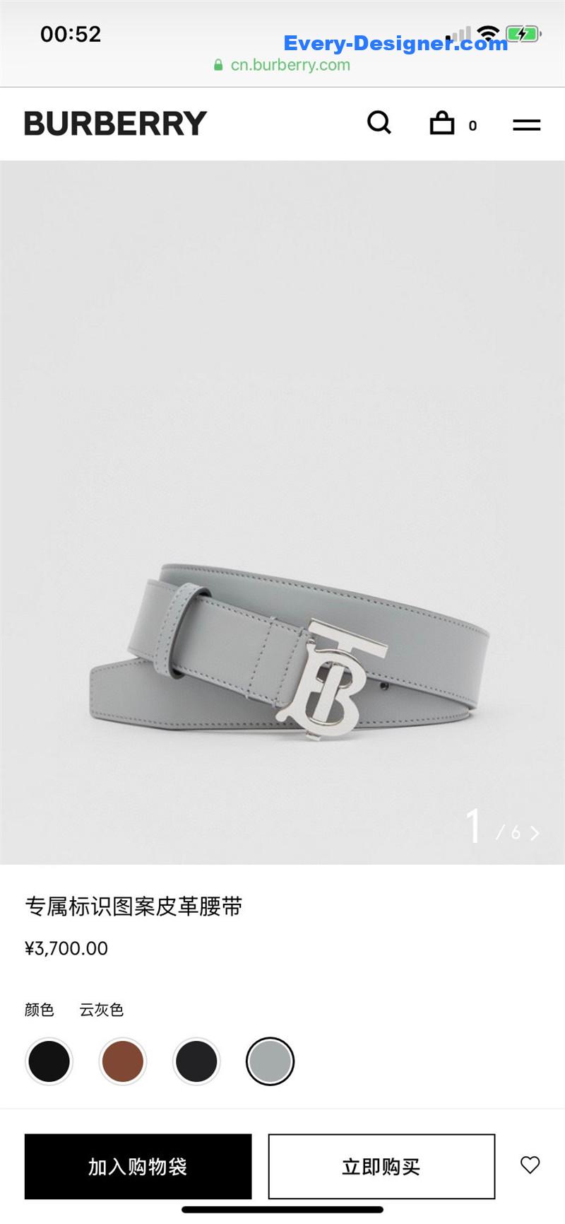 Bv*b*rry simple casual belt