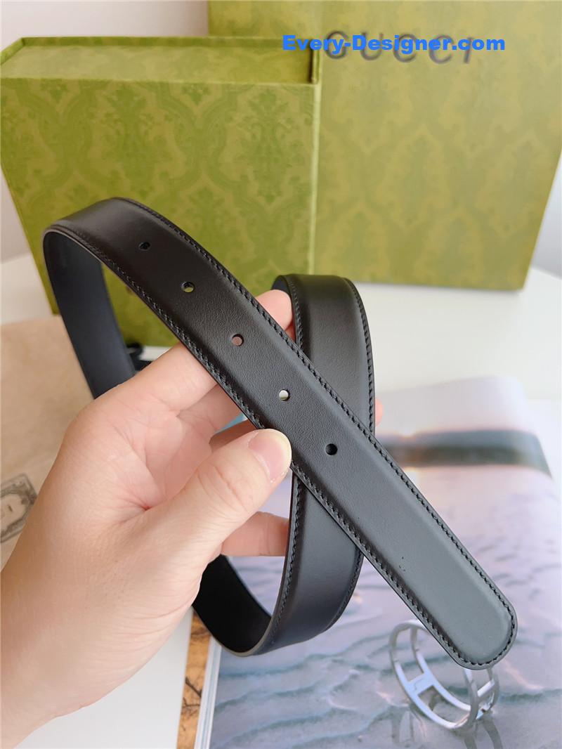 Gvc*1 print embossed leather belt