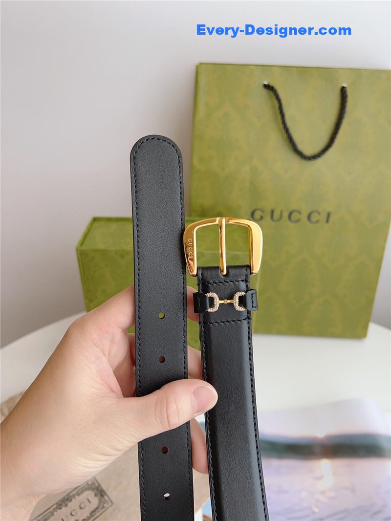Gvc*1 print embossed leather belt