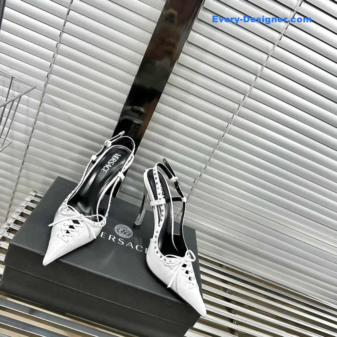 Versace new pointed high heels