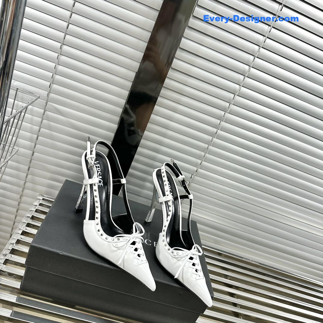 Versace new pointed high heels