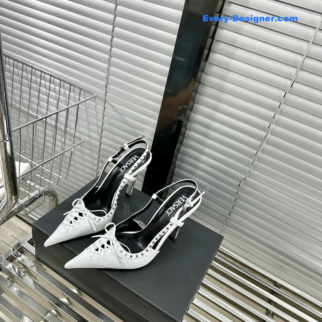 Versace new pointed high heels